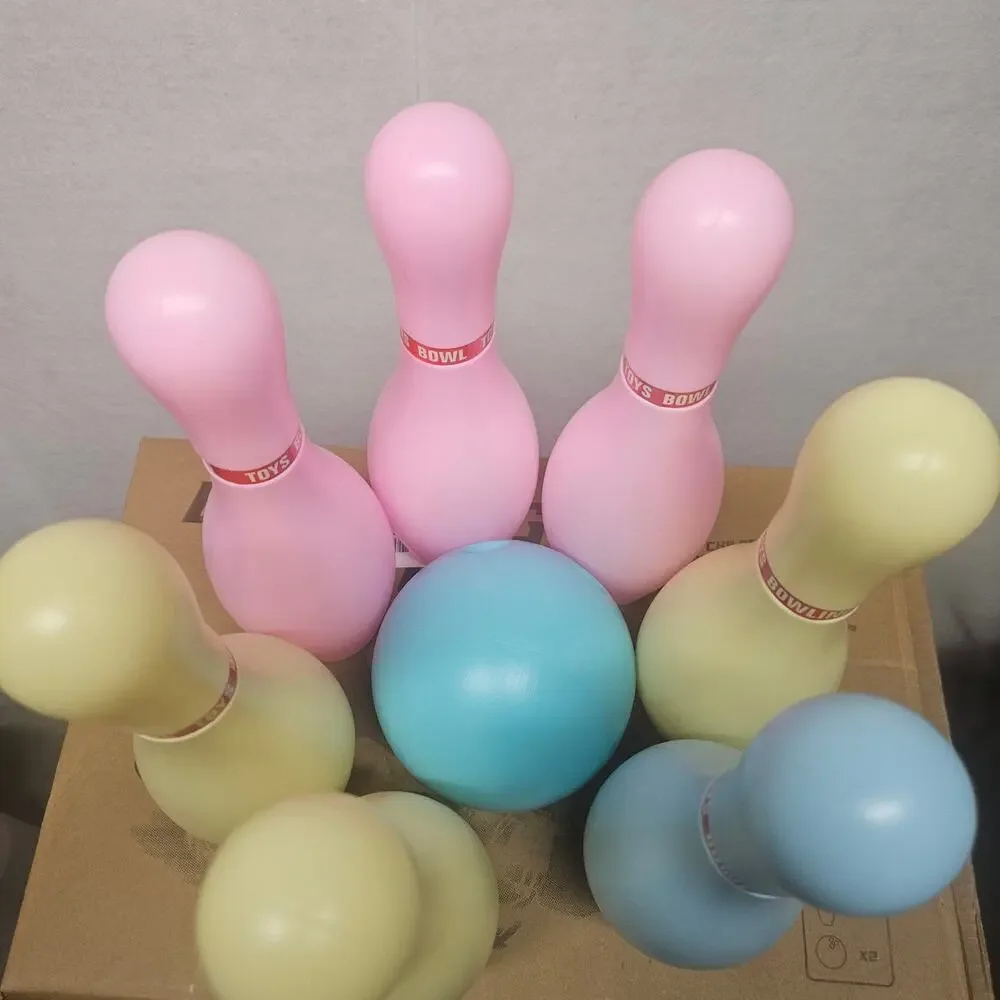 Kids Light up Bowling Ball Toys Set Bowling Pins Toy Game *Incomplete Set*